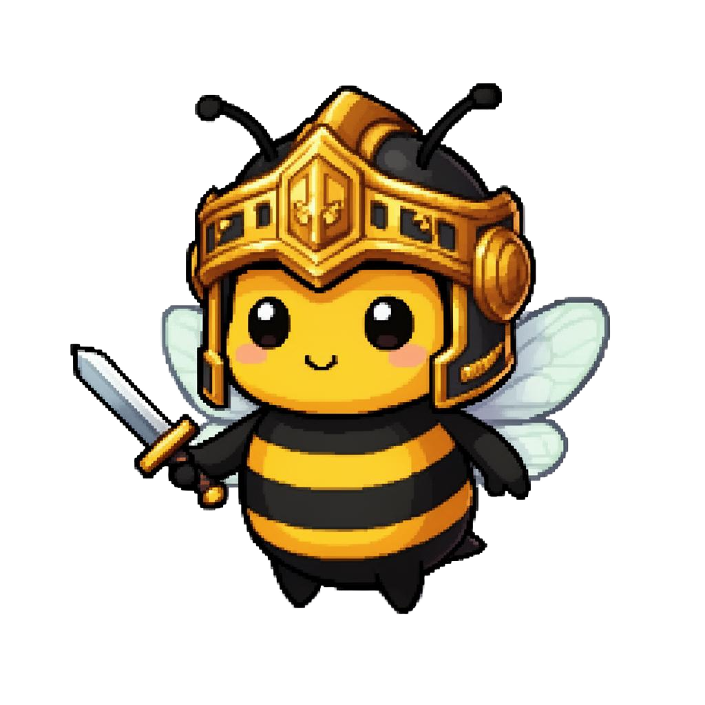 Oh God Bees mascot